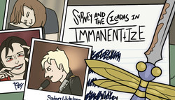 Sydney and the Cicadas in "Immanentize"