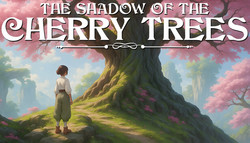 The shadow of the cherry trees