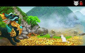 Cat and Ghostly Road screenshot