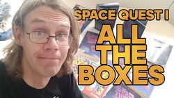 Space Quest I big boxes — common, rare, and one-of-a-kinds