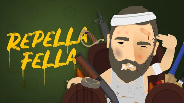 Repella Fella drawing a crowd on Steam