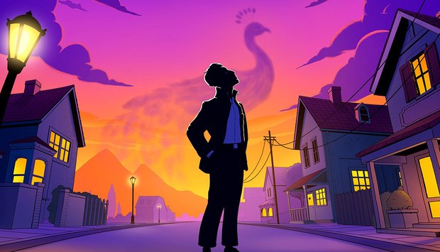 The Purple Peacock preparing to strut its stuff